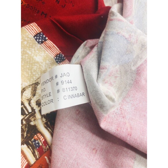 Clearwater Outfitters Motorcycles American Flag Print Short Sleeve Shirt sz XL - Picture 8 of 9